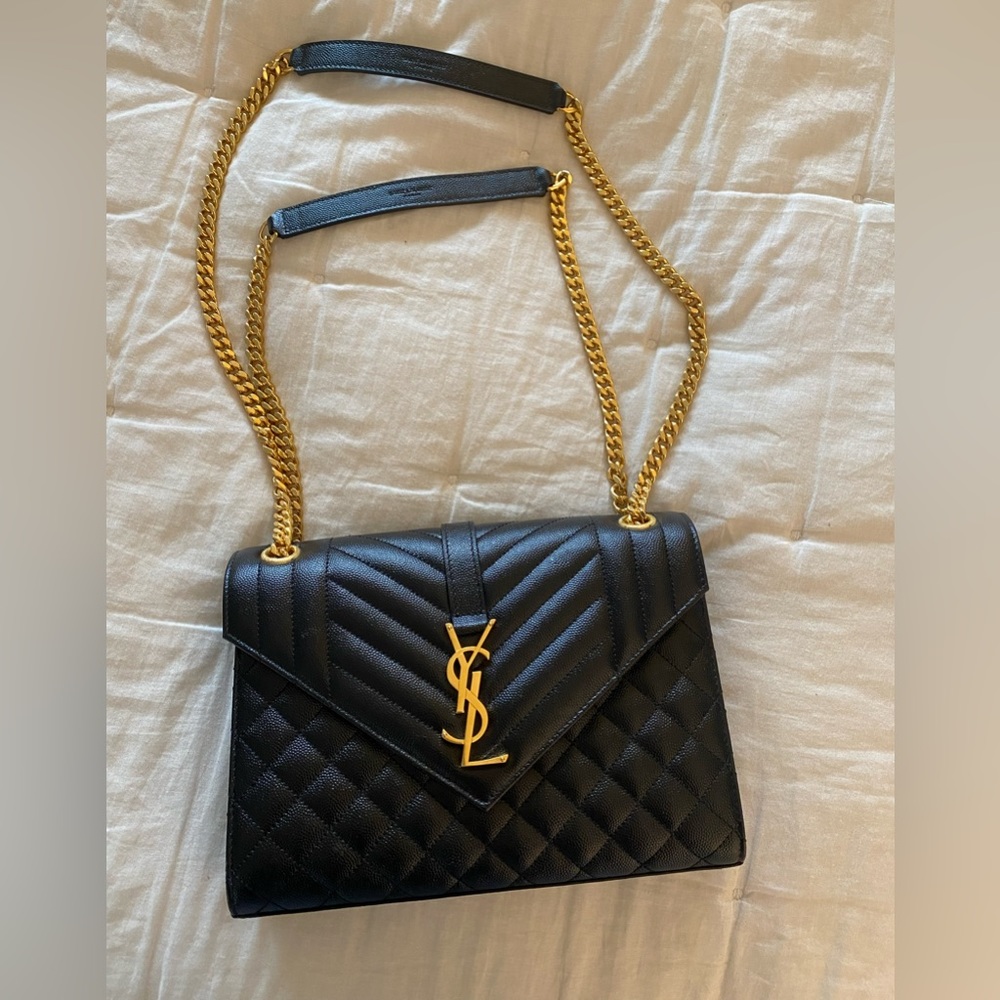 Never worn, medium Envelope Saint Laurent bag.